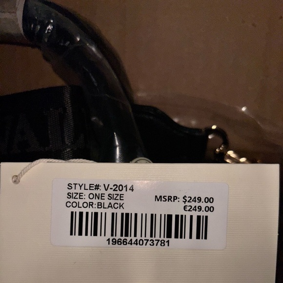 Brand New Valentino Orlandi Mini Quilted Tote Bag. Made with vegan leather. - Picture 5 of 14